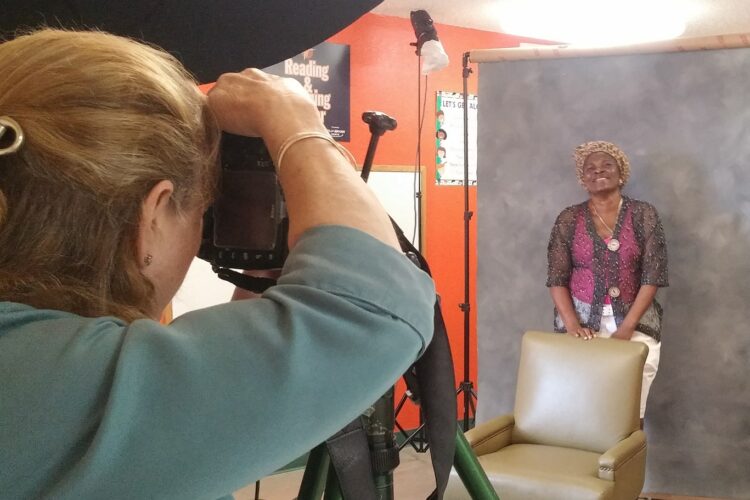 Photo Day at Bessie Coleman Court