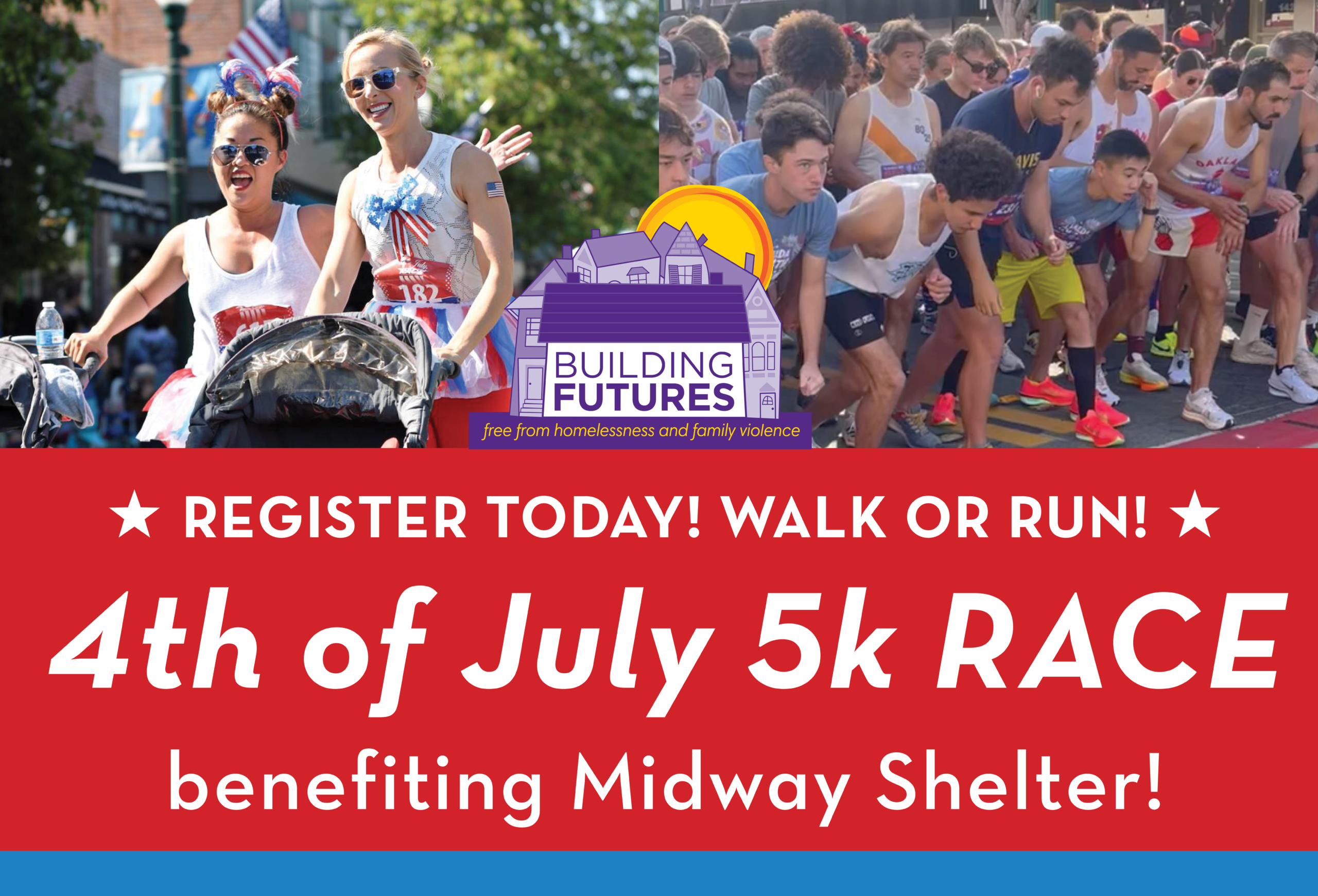 4th of July R.A.C.E. to Benefit Midway Shelter